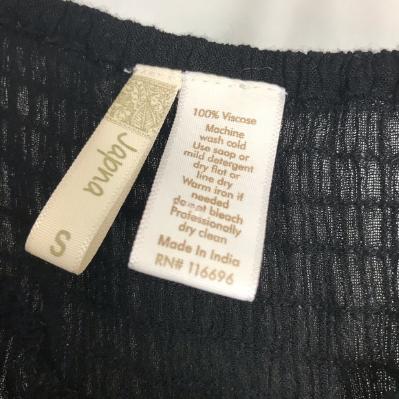 Japna Black Aztec Flowy Tank - Picture 3 of 3